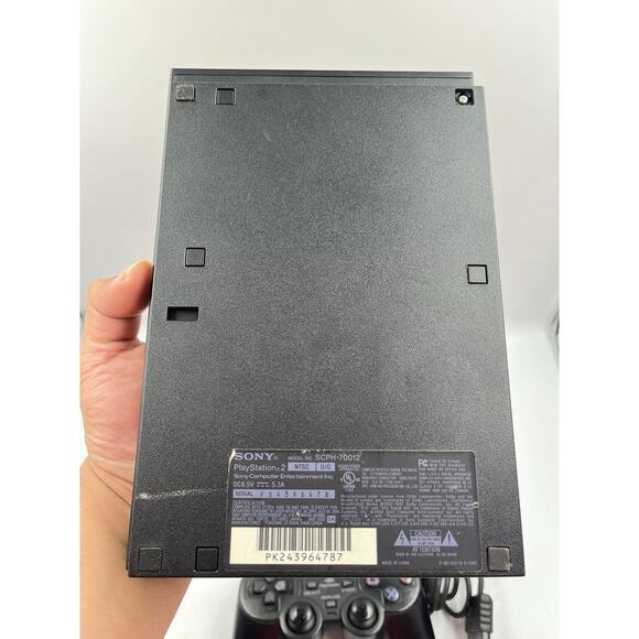 Sony PlayStation 2 Slim PS2 Console Complete w Original DualShock 2 Controller - Picture 10 of 12